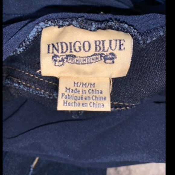 MATERNITY Jean leggings INDIGO BLUE - Picture 4 of 5